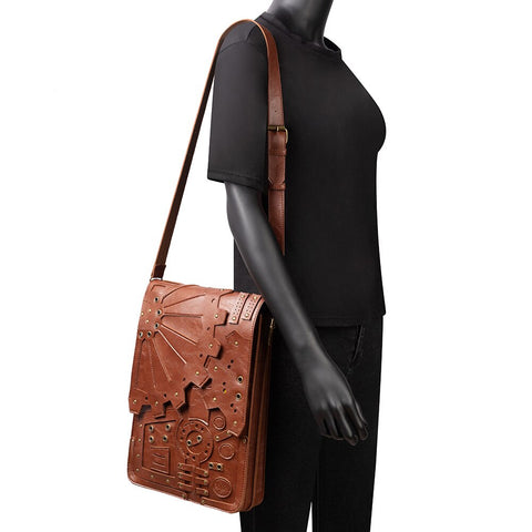 Vintage Shoulder Bag Women Backpack Steampunk Backpacks for School Teenagers Girls Rivet Casual Daypack Men's Travel Rucksack