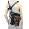 Lady Pockets Retro Messenger Bag Punk  Mujer Femme Women Shoulder Bag Men Hombre Women's High Quality PU Leather Travel Leg Bag