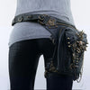 Lady Pockets Retro Messenger Bag Punk  Mujer Femme Women Shoulder Bag Men Hombre Women's High Quality PU Leather Travel Leg Bag