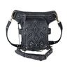 Steampunk Bags Gothic Waist Bags Packs Retro Rock Leather Women Fashion Men Holster 2019 Shoulder Messenger Leg Bags Punk Wind