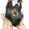 Steampunk Men Women Punk Waist Bags Vintage Rock Messenger Bag Fashion PU Leather Black Travel Shoulder Bags Unisex Fanny Packs