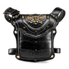 Womens Steampunk Bags Skulls Gothic Messenger Handbag Shoulder Bag Vintage Fashion Retro Rock Waist Pack Men Biker Small Leg Bag